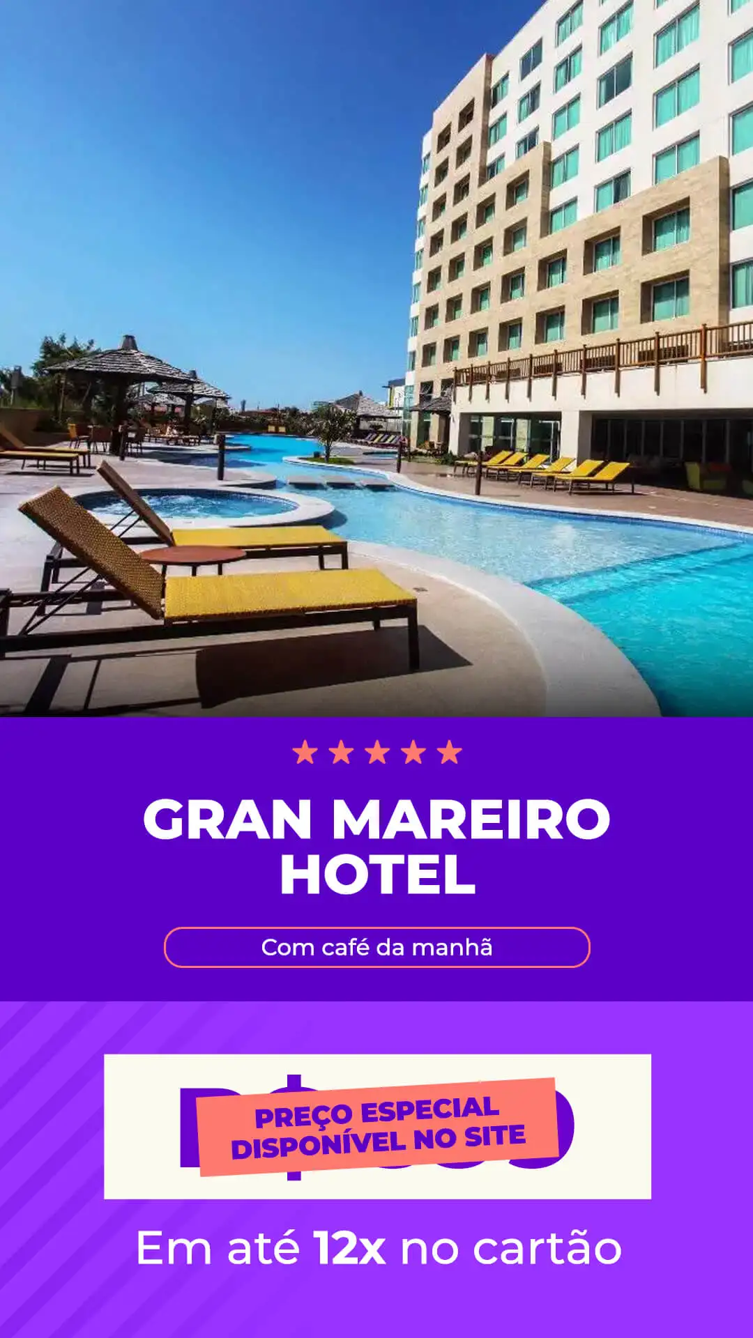 Gran Mareiro Hotel diárias a partir de R$ 328,00 reais