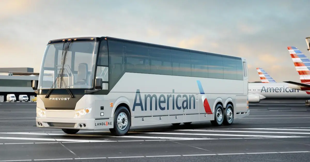 American Airlines vai utilizar ônibus para transportar passageiros entre aeroportos locais