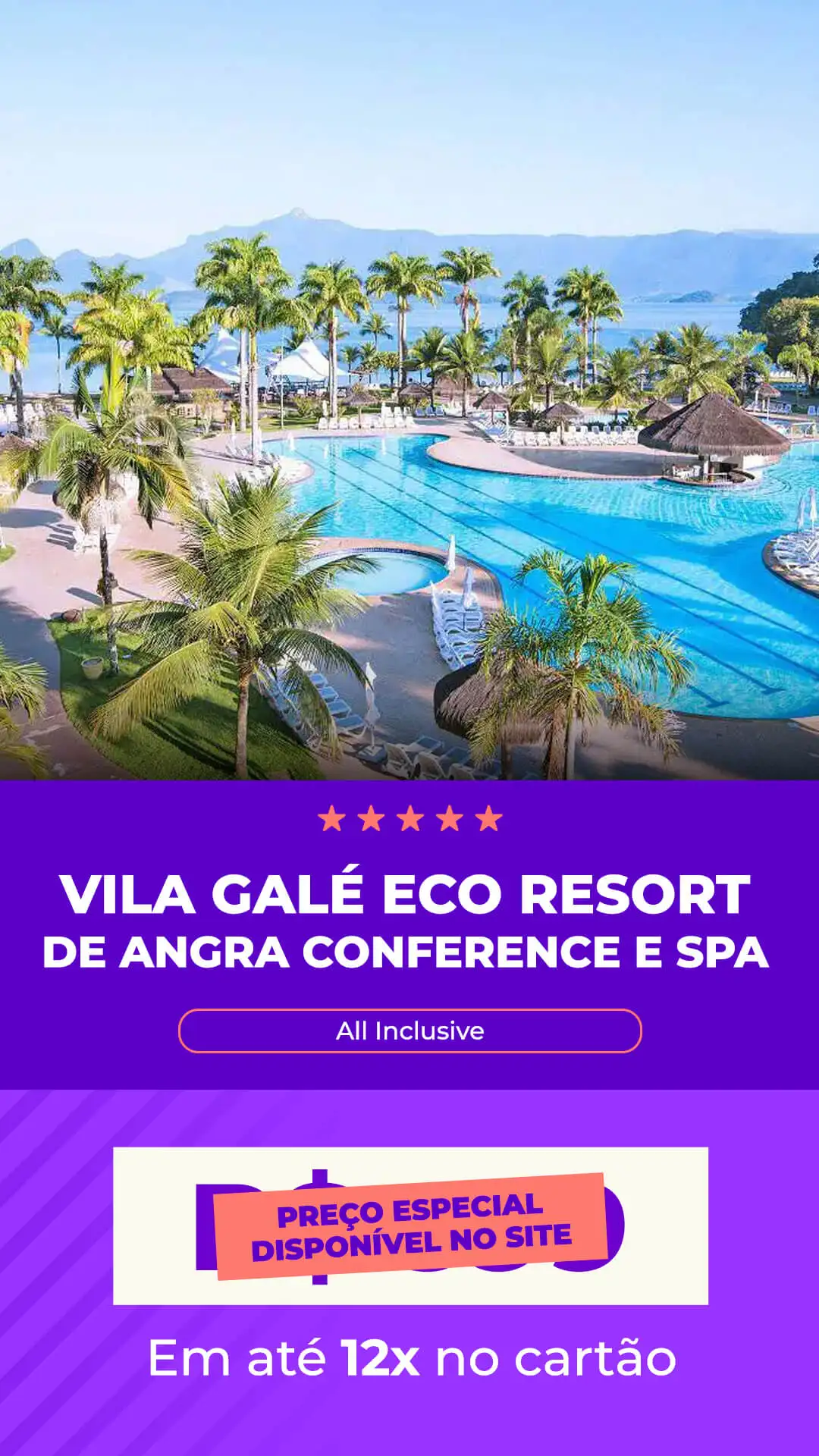 Vila Galé Eco Resort de Angra Conference e SPA diárias a partir de R$ 937,00 reais