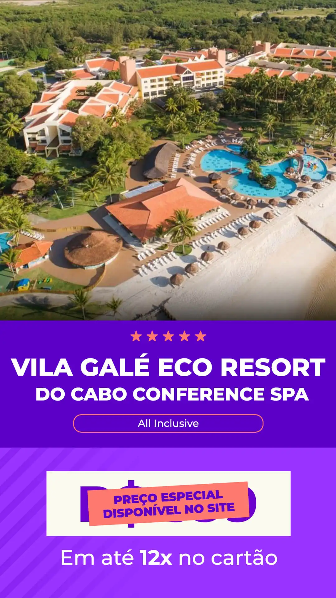 Vila Galé Eco Resort do Cabo Conference Spa diárias a partir de R$ 738,00 reais