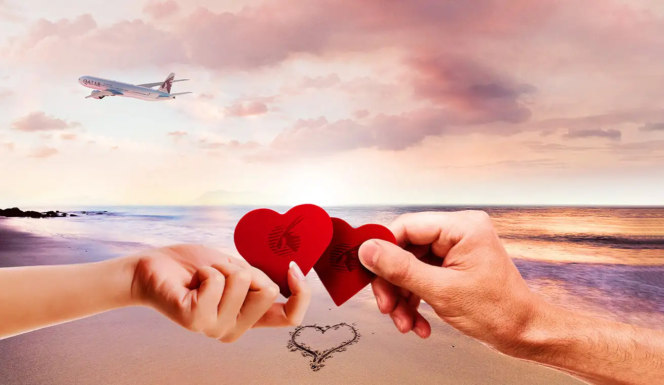 Valentine’s Day: Qatar Airways lança campanha e brasileiros também podem aproveitar